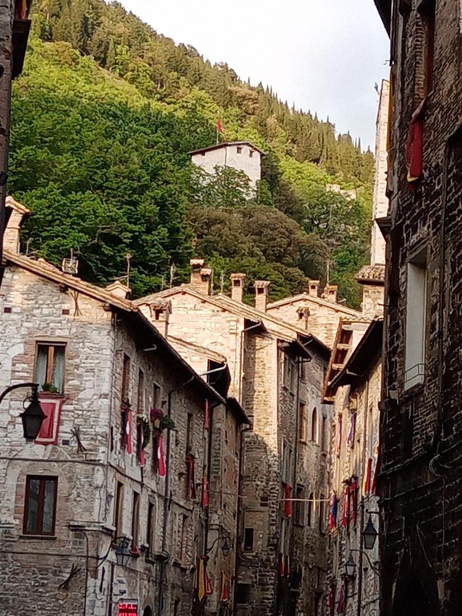 La Dimora Di Pietra Lejlighed Gubbio Eksteriør billede